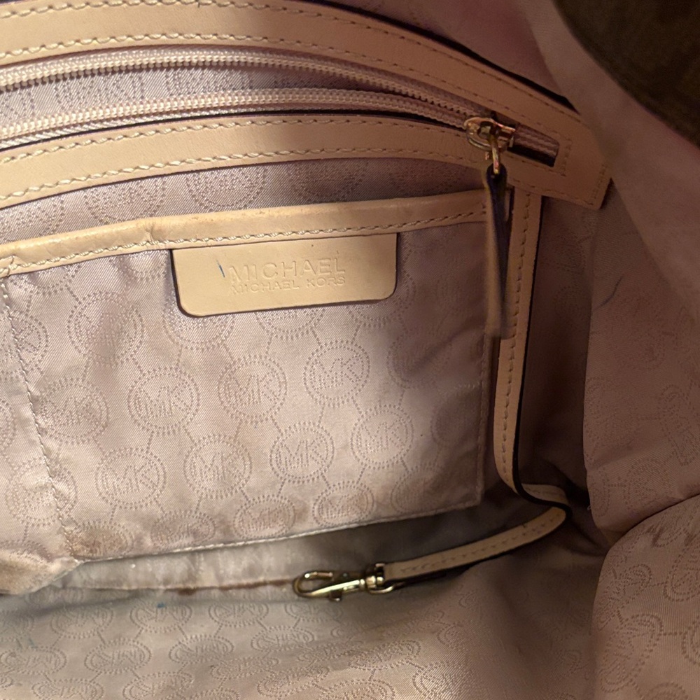 Michael Kors Dark Brown Monogram Tote - Picture 11 of 13